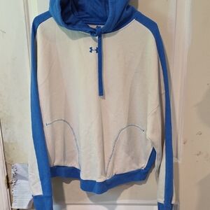 LG Blue and White Athletic Hoodie